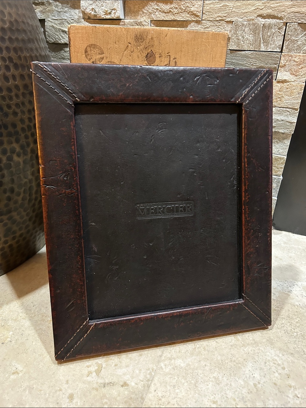 HOUSE OF MERCIER Arizona handcrafted leather picture frame